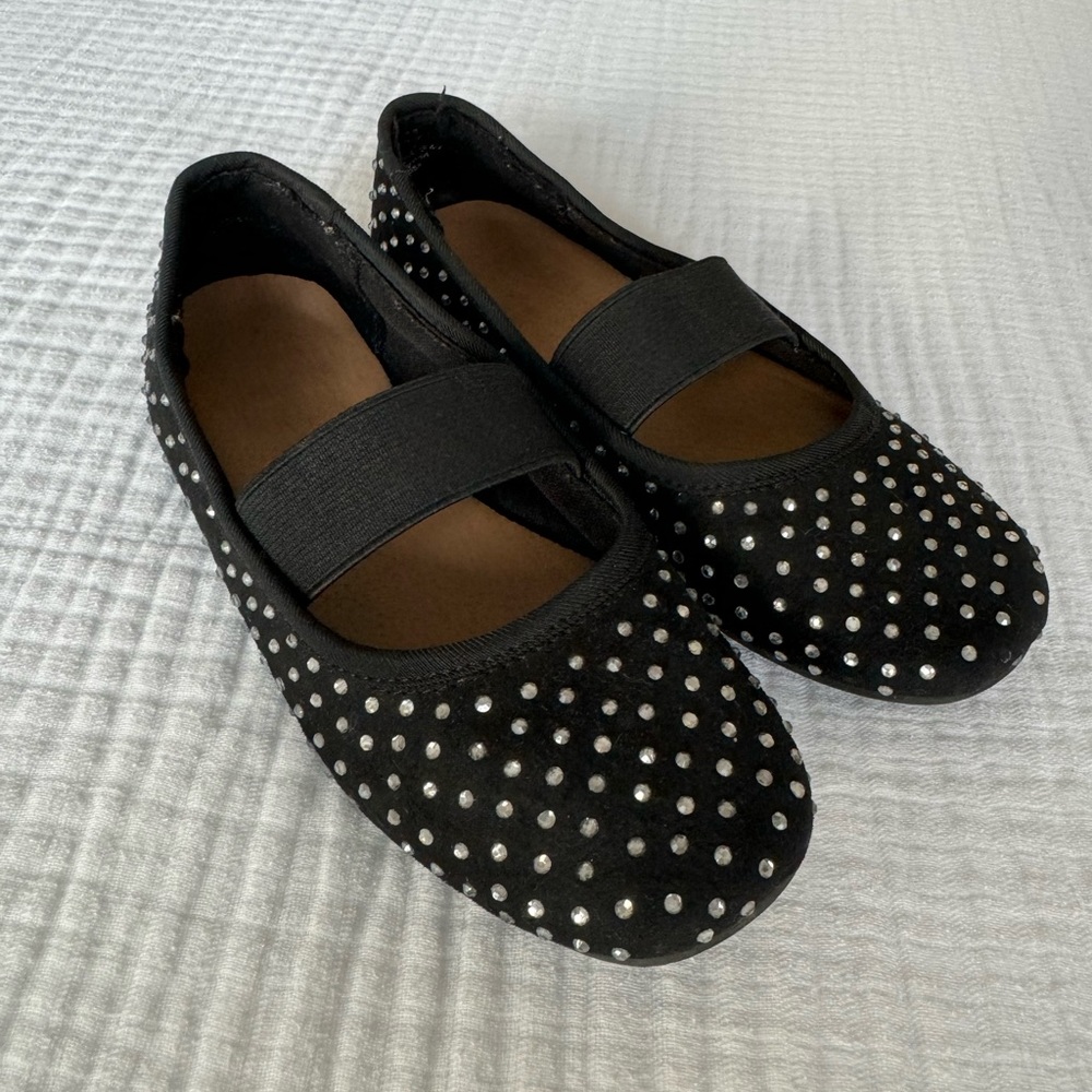 Dolce Vita Kids Size 12 Ballerina Shoes With Rhinestones